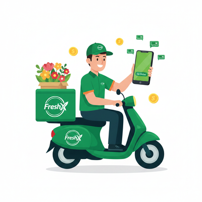 Go Online & Start Earning