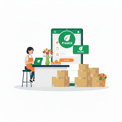 Merchant Submits a Delivery Request