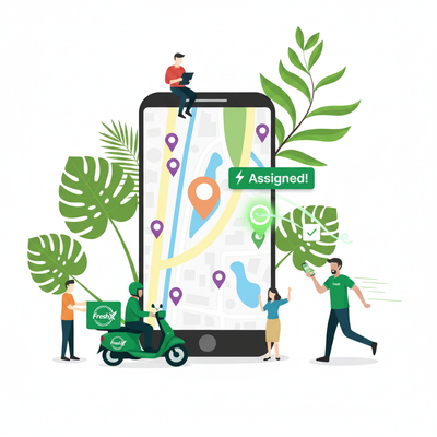 We Assign Your Driver Instantly